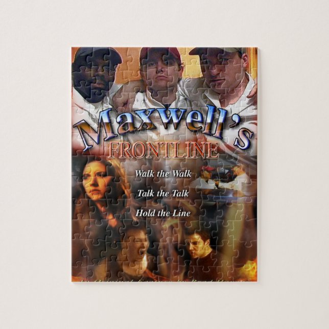 Official Maxwell's Frontline Poster on a Jigsaw Puzzle (Vertical)