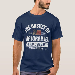Official Member Basket of Deplorables T-Shirt