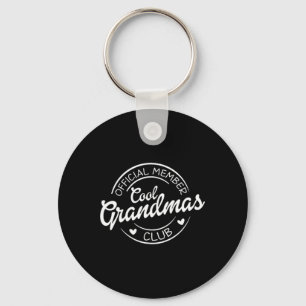 Official Member Cool Grandmas Club Pocket Mother's Key Ring