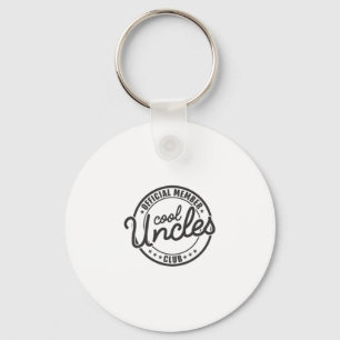 Official Member Cool Uncles Club Funny Uncle Fathe Key Ring