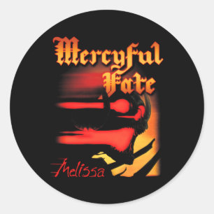 Official Mercyful Fate Melissa Classic Round Sticker