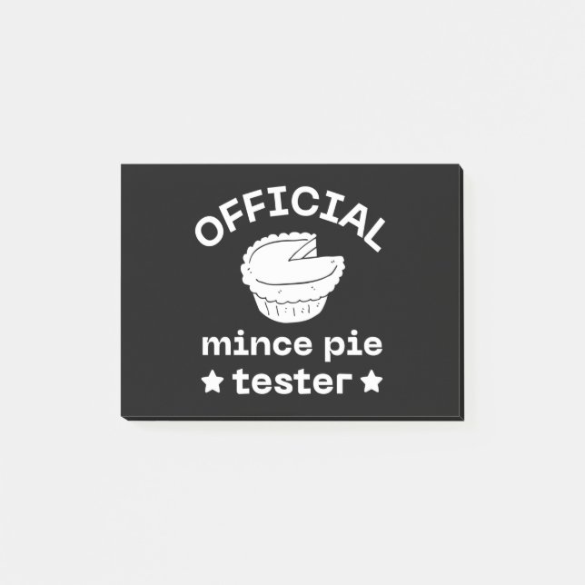 Official Mince Tester Post-it Notes (Front)