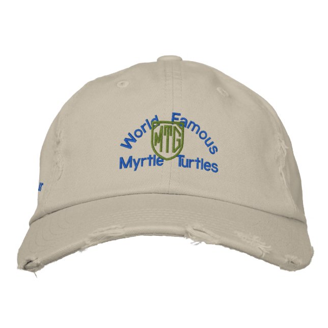 Official Myrtle Turtle Golf Hat (Front)