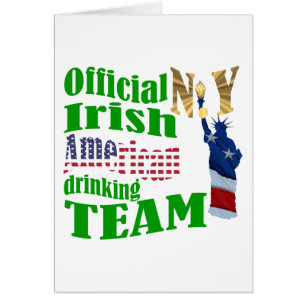 Official N.Y. Irish American drinking team