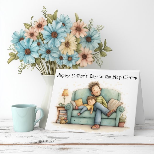 Official Nap Champ Father's Day  Card (Creator Uploaded)