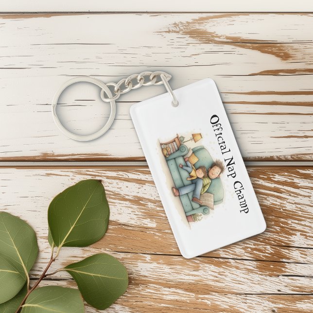 Official Nap Champ Father's Day  Key Ring (Creator Uploaded)