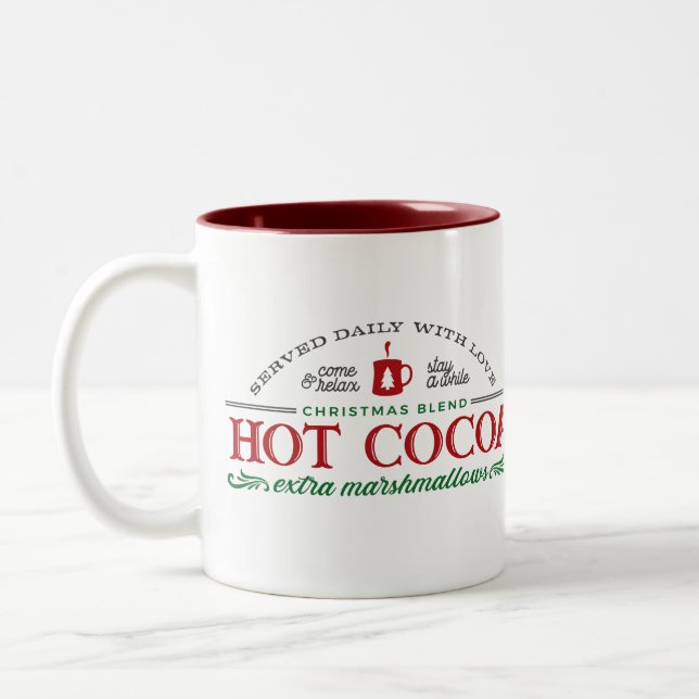Official North Pole cocoa mugs (Left)