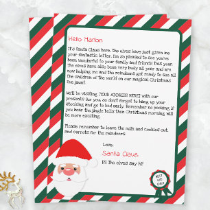 Official North Pole Letter From Santa