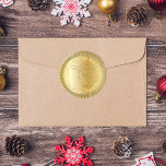 Official North Pole Santa Seal Faux Gold<br><div class="desc">Put everyone on your nice list - Santa Approved!</div>
