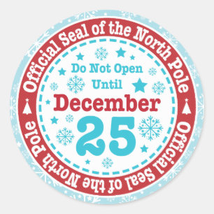 Official North Pole Seal Christmas