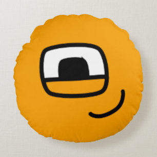 Official Oxygen Plushie! (Periodic Table Lore) Round Cushion