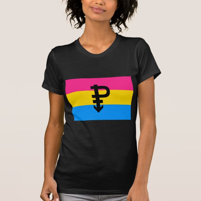 OFFICIAL PANSEXUAL PRIDE FLAG T-Shirt (Front)