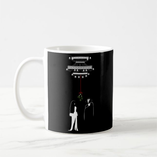 Official 'Phantom Of The Opera' Mistletoe Coffee Mug (Left)