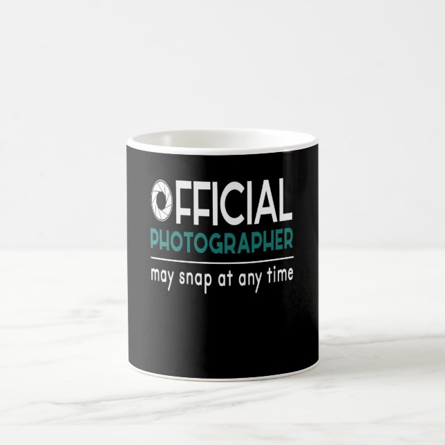Official Photographer Photography Photo Coffee Mug (Center)