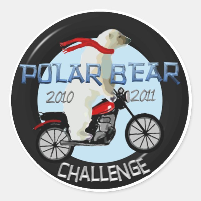Official Polar Bear Challenge Stickers (Front)