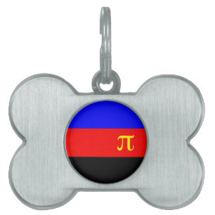 OFFICIAL POLYAMORY PRIDE FLAG -.png Pet Tag