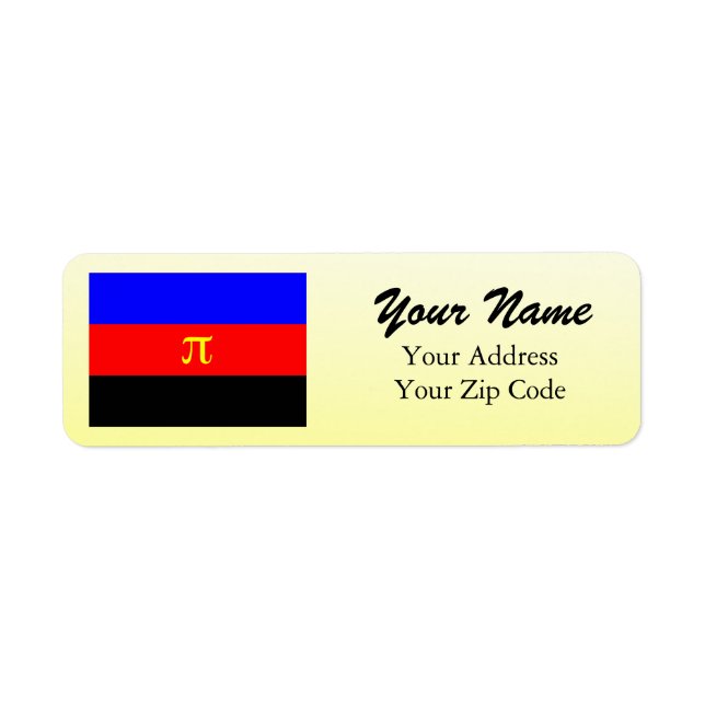 OFFICIAL POLYAMORY PRIDE FLAG -.png Return Address Label (Front)
