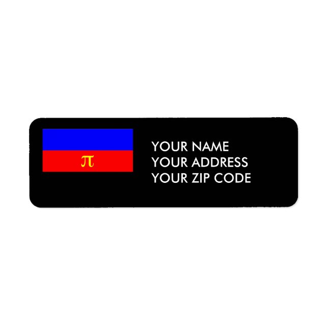 OFFICIAL POLYAMORY PRIDE FLAG -.png Return Address Label (Front)