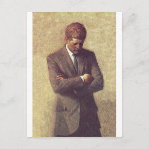 Official Portrait John F. Kennedy Postcard