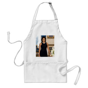 Official Portrait of First Lady Michelle Obama Standard Apron