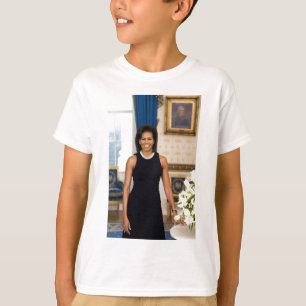 Official Portrait of First Lady Michelle Obama T-Shirt