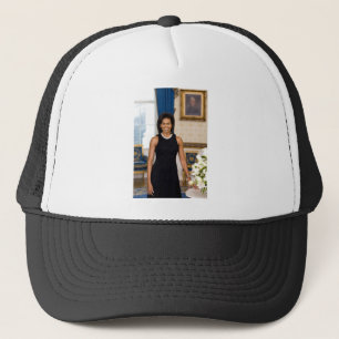 Official Portrait of First Lady Michelle Obama Trucker Hat