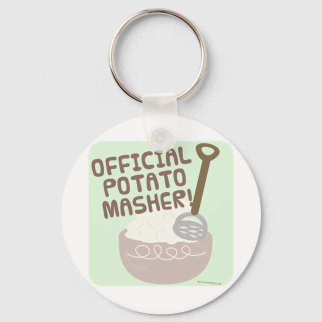 Official Potato Masher Key Ring (Front)