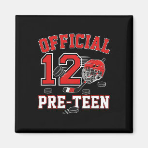 Official Pre-teen 12th Birthday 12 Year Old Boy Ho Magnet