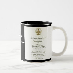 Official President Obama Invitation Two-Tone Coffee Mug