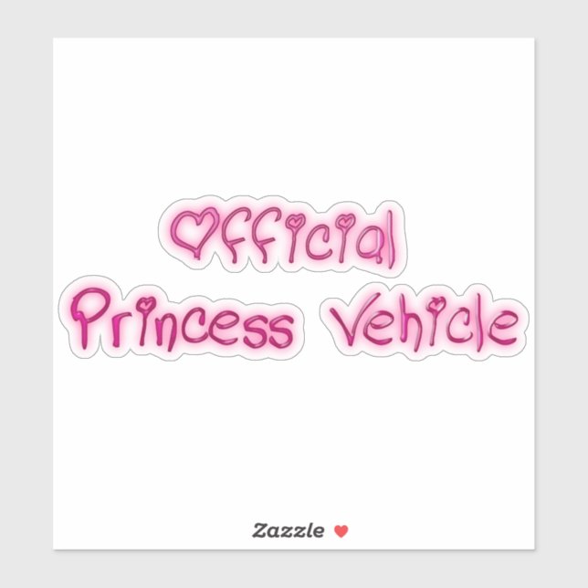 Official Princess Vehicle (Sheet)