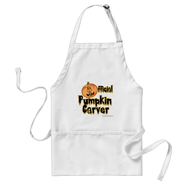 Official Pumpkin Carver Halloween Standard Apron (Front)