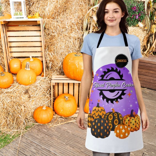 Official Pumpkin Carver Personalised Apron (Creator Uploaded)