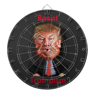 official resist trumpism dartboard
