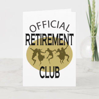Official Retirement Club Card