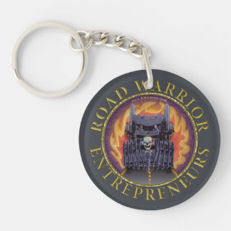 Official Road Warrior Entrepreneurs Logo Key Ring