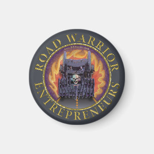 Official Road Warrior Entrepreneurs Logo Magnet