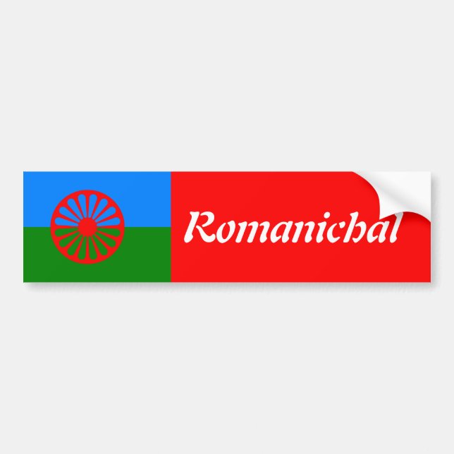 Official Romany gypsy flag Bumper Sticker (Front)