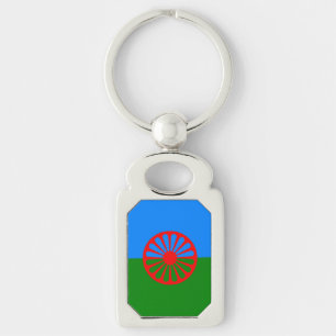 Official Romany gypsy flag Keychain