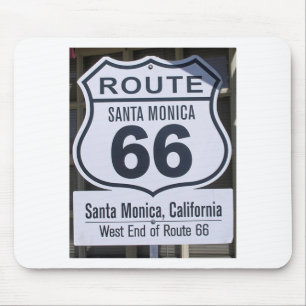 Official Route 66 end sign santa monica Mouse Pad