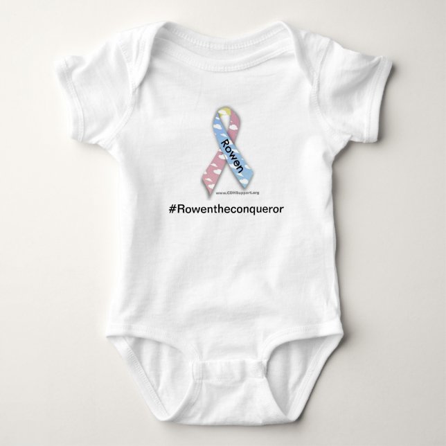 Official #Rowentheconqueror infant romper Baby Bodysuit (Front)