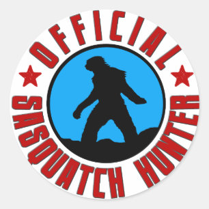 Official Sasquatch Hunter! Bigfoot Member Sticker