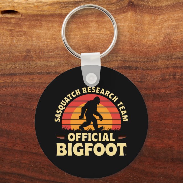  Official Sasquatch Research Team: Bigfoot Hunters Key Ring (Front)