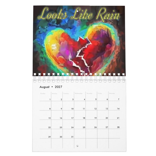 Official Scotty Allen 2024 Spiral Calendar (Aug 2027)