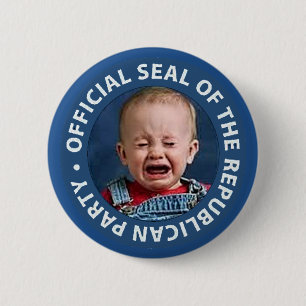 official seal of the republican party 6 cm round badge