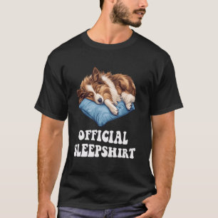 Official Sheltie Sleepshirt Cute Dog Lover Pajama  T-Shirt