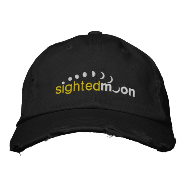 Official Sighted Moon Logo Embroidered Hat (Front)