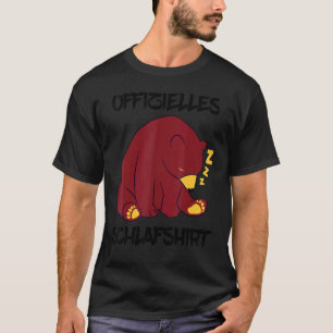 Official Sleep Pyjamas Nightdress Bear Sleep T-Shirt