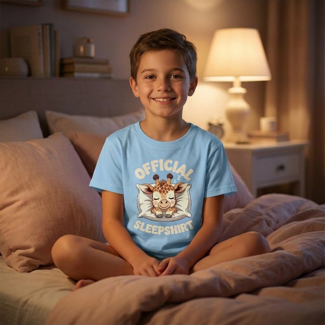 Official Sleepshirt Cute Sleeping Giraffe T-Shirt (Creator Uploaded)