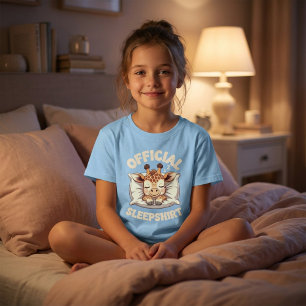Official Sleepshirt Cute Sleeping Giraffe T-Shirt