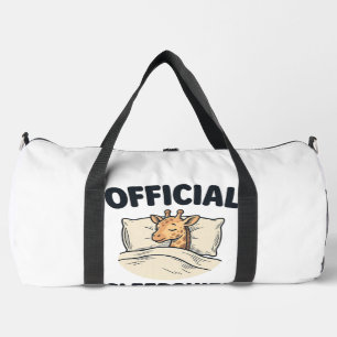 Official Sleepshirt Giraffe Funny Sleep Shirt Desi Duffle Bag